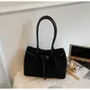 Bolso Tote Vintage de Gran Capacidad para Mujer Bolso de Hombro 2026 Nuevo Bolso de Hombro Simple de Ante Bolso de Moda para el Trabajo