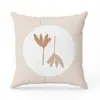 Funda de almohada estilo Morandi, funda de cojín cuadrada para dormitorio o sofá de sala de estar, impresión a una cara, relleno de almohada no incluido