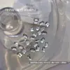 Accesorios para Uñas Similares a los Diamantes de Imitación Transparentes de Fondo Plano Irregulares de Shijia Paquete Mixto Decoración de Uñas Moderna Super Brillante