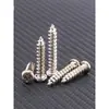 Tornillos Autorroscantes Cabeza Redonda Niquelados Acero al Carbono PA Phillips Cabeza de Panal Cola Puntiaguda Tornillos para Madera M1M2M4M5M6