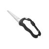 Mosquetón Multifuncional para Exterior, Herramienta de Supervivencia en la Naturaleza, Gancho de Bloqueo Fijo para Cuchillo Dentado de Camping, Dispositivo de Lanyard Rápido con Hebilla D