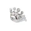 Venda Direta de Fábrica de Broches Pequenos de Coroa Cravejados com Strass, Boutonnières Transfronteiriças, Emblemas, Pins, Roupas, Bolsas e Acessórios de Moda