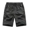 Pantalones Cortos de Trabajo para Hombre 2026 Verano Delgados Casuales Camuflaje de Longitud hasta la Rodilla Corte Holgado para Uso al Aire Libre