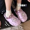 Zuecos de Exterior para Mujer de Verano, Modernos y Elegantes, con Suelas Gruesas Lindas, Populares en Redes Sociales, Sandalias Versátiles y de Moda