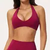 Transfronteiriço pode ser usado fora Pilates casual yoga lingerie feminina frente única costas bonitas sutiã bojo fixo sutiã esportivo 5575