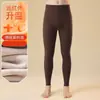 Pantalones térmicos cálidos de comercio exterior para hombre, pantalones finos de terciopelo sin costuras, leggings de ropa interior, pantalones casuales de otoño e invierno para hombre