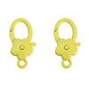 Japonês e coreano Candy Color Alloy Spray Paint Flower Keychain DIY Handmade Key Ring Doll Jewelry Hook