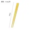 Palitos de Jantar Transparentes para Crianças Liga de Acrílico Portáteis Palitos Curtos para Casa Alunos do Jardim de Infância Jantar Viagem Palitos 18cm