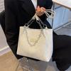 Bolsa das mulheres novas senhoras saco de ombro moda jacquard pano bolsa de grande capacidade de deslocamento diário de compras saco tote