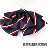 Colar profissional Banco de Flores Aeromoça Estudante de Negócios Roupas de Trabalho Uniforme Camisa Feminina Lace-up Gravata Borboleta Grátis