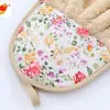 Toalla Colgante Floral de Coral Fleece Delgado 200g, Toalla de Mano para Cocina, Paño de Mano Colgante Absorbente de Secado Rápido