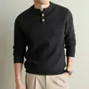 Suéter de Lã Tricotado Masculino Gola Redonda Pulôver Jaqueta 2026 Outono/Inverno Aconchegante Quente Solto Casual para Camadas