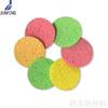 Hoja de Algodón Redonda de Pulpa de Madera Comprimida Absorbente Limpiadora Desmaquillante Esponja Facial de Colores de 10 mm