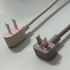 Venta Directa de Fábrica Cable de Alimentación de Cobre Puro Bipolar Estándar Nacional 2X0.75/1.5/Cuadrado Enchufe para Lavadora Pequeña Doméstica