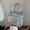 2025 Nuevo Color de Moda Bloqueo de Color Casual Simple Bolso de Hombro Cruzado Gran Capacidad Bolso de Mano Bolso Ita Bolso de Muñeca