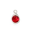 Accesorios para joyería DIY de 12 colores Piedra de nacimiento colgante de cristal gota de agua Diciembre Piedra de nacimiento colgante Diciembre