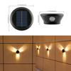 Lámpara Solar para Patio Exterior Iluminación del Hogar Luz Nocturna Lámpara de Pared Balcón Jardín Luz de Ambiente Sombra y Luz Lámpara de Pared