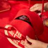 Bolsa de Presente para o Festival da Primavera de 2026 Feltro Vermelho Bolsa Tote de Alta Qualidade Ano do Cavalo Embalagem para Presente de Doces Lembrança