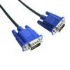 Cable VGA de 1,5 m 3 m 3,5 mm macho a macho de 15 pines conexión de computadora VGA pantalla de visualización anillo magnético blindaje suministro directo de fábrica
