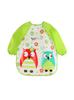 PEVA Bebé Estampado Anti-Vestido Monos de Dibujos Animados para Niños Ropa de Arroz de Manga Larga Lavable para Bebé Bolsillo Babero Ropa para Pintar