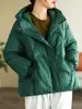 Liquidación Deficitaria Bienestar Estilo Étnico Serie Chaquetas de Plumas Estilo Corto Súper Buena Calidad Impecable Pedir Según la Foto