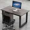 Escritorio Sencillo para Oficina, Escritorio para Computadora de Empleado, Juego de Escritorio y Silla de Oficina para 2/4/6 Personas, Cubículos de Estación de Trabajo con Divisiones