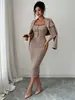 2026 Europeu e Americano Amazon Estilo Chanel Rosa Elegante Slim-Fit Casual Roupa do Dia a Dia Longo Conjunto