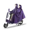 Nuevo Poncho de Lluvia para Ciclismo Madre e Hijo Doble Persona Impermeable Completo Transpirable Ampliado Engrosado Poncho de Lluvia para Doble Persona