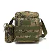 Mochila táctica camuflaje militar para exteriores bolsa de hombro para exteriores bolsa de mensajero tela Oxford bolsa anti-salpicaduras para botella de agua bolsa de almacenamiento