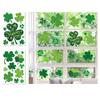 DM006 St park pegatinas de trébol de la suerte de hierba pegatinas de pared pegatinas estáticas pegatinas para cristal de ventana decoraciones de ventana
