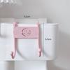 Lindo Gancho Rosa de Cerdo para Puerta de Dormitorio de Estudiante Trasera de Puerta Gancho para Bolsa de Llaves de Amor Almacenamiento Fuerte Sin Costuras para Ropa y Sudaderas