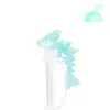 Acessórios de tampa de canudo para impressão 3D de explosão transfronteiriça, dragão de rocha de cristal pequeno de duas pernas, brinquedo de descompressão, novo presente estranho criativo