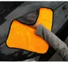 Fábrica de toallas para lavado de autos al por mayor vellón de coral 45*38 toalla para auto absorbente limpia seca auto toalla de doble cara para quitar polvo