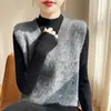 Colete suéter de malha grossa com gola V e tranças 100% lã, suéter sem mangas, colete liso estilo coreano, peça para sobreposição para mulheres