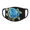 B0053 Máscara de proteção solar bordada para primavera/verão, à prova de poeira, lavável, para homens e mulheres adultos, respirável e fina, com proteção nasal.