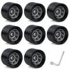 58*39 patines de ruedas de doble fila accesorios patines de velocidad ruedas 95A ruedas roscadas patines de ruedas de doble fila de cuatro ruedas ruedas de PU
