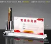 Letrero de Escritorio Magnético de Acrílico con Portalápices, Señal de Estación de Trabajo para Demostración de Miembros del Partido, Letrero de Mesa Doble Cara, Logotipo Personalizado al por Mayor