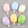 Acessórios para Capinha de Celular DIY de Resina, Decorações de Comida e Brinquedos, Cola de Resina Sorvete Picolé, Palitos de Sorvete Realistas, Acessórios de Cabelo para Crianças