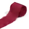 Cinta de Satén con Borde Deshilachado a Mano Cinta para Flores de Mano de Boda Empaque de Caja de Regalo Accesorios para Ropa Sombrero Bolso DIY