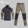 Han Ye Ropa de Entrenamiento de Camuflaje para Exteriores Traje de Rana Armadura de Dragón Conjunto de Manga Larga Transpirable Resistente al Desgaste Traje Táctico de Entrenamiento Físico