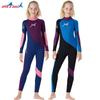 Traje de Buceo Personalizado de Fábrica 2.5mm de Una Pieza Cálido Traje de Buceo Juvenil de Manga Larga a Prueba de Frío Traje para Snorkel y Surf