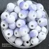Cuentas de cerámica de grietas de hielo cuentas sueltas diy joyería pulsera collar accesorios 8mm cuentas de porcelana gota de agua Jingdezhen venta al por mayor