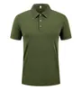 Playeras Polo Personalizadas de la Fábrica de Origen, Ropa de Trabajo Delgada de Verano con Impresión de Logo, Camisas Publicitarias de Hielo de Seda Ajustadas para Negocios de Manga Corta