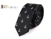 Corbata de Seda para Hombre Hecha a Mano de Fábrica Edición Estrecha de 5 cm Corbata de Poliéster Jacquard Rayada Profesional para Vestir Entrevista OEM