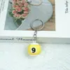 Mini Chaveiro Criativo de Sinuca Chaveiro de Sinuca Pingente para Bolsa Carro Presente Venda por Atacado Copa do Mundo