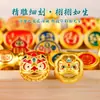 Accesorios para Joyería Hechos a Mano DIY Pulsera con Cuentas Chapadas en Oro, Aleación Despertar del León Gota de Aceite Productos Semi-Terminados Venta al por Mayor