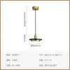 Luminária pendente de balcão de bar designer minimalista nórdico com design de mármore, luminária moderna simples e de luxo leve para sala de jantar e cabeceira