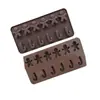 Mancha de belleza Jane silicona de grado alimenticio 12 cavidades serie de Navidad molde para jabón hecho a mano DIY molde para chocolate resistente a altas temperaturas
