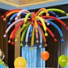 Fuegos Artificiales Globo Largo Fiesta de Cumpleaños Creativa Niños Niñas Decoración Arreglo Dopamina Colorido Forma Globos