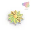 Árbol de Navidad Impreso en 3D Poligonal Artefacto Sensorial de Descompresión Copo de Nieve Estrella Colgante Navideño Decoración Venta Caliente Transfronteriza